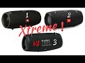 JBL Xtreme vs Xtreme 2 vs Xtreme 3 || Bass Test in LMF 100% vol || Xtreme 1 2 3 black series