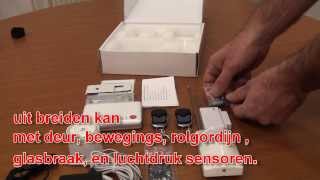 Uitpak Video Gsm Alarm Beveiligings Systeem Gm02N