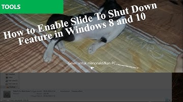 How to Enable Slide To Shut Down Feature in Windows 8 and 10