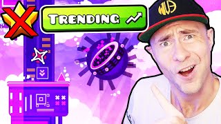 Sending AMAZING LEVELS to ROBTOP from the NO STAR TRENDING TAB [Geometry Dash]