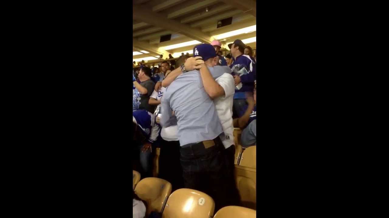 A Beautiful Gay Proposal at Dodgers Stadium