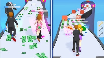 Couple Run! 👸❤️🤴 All Levels Gameplay Android,ios