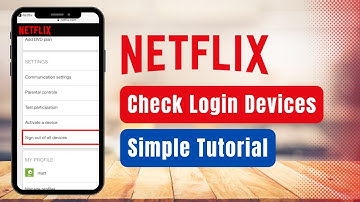 How to Check Netflix Logged-In Devices !