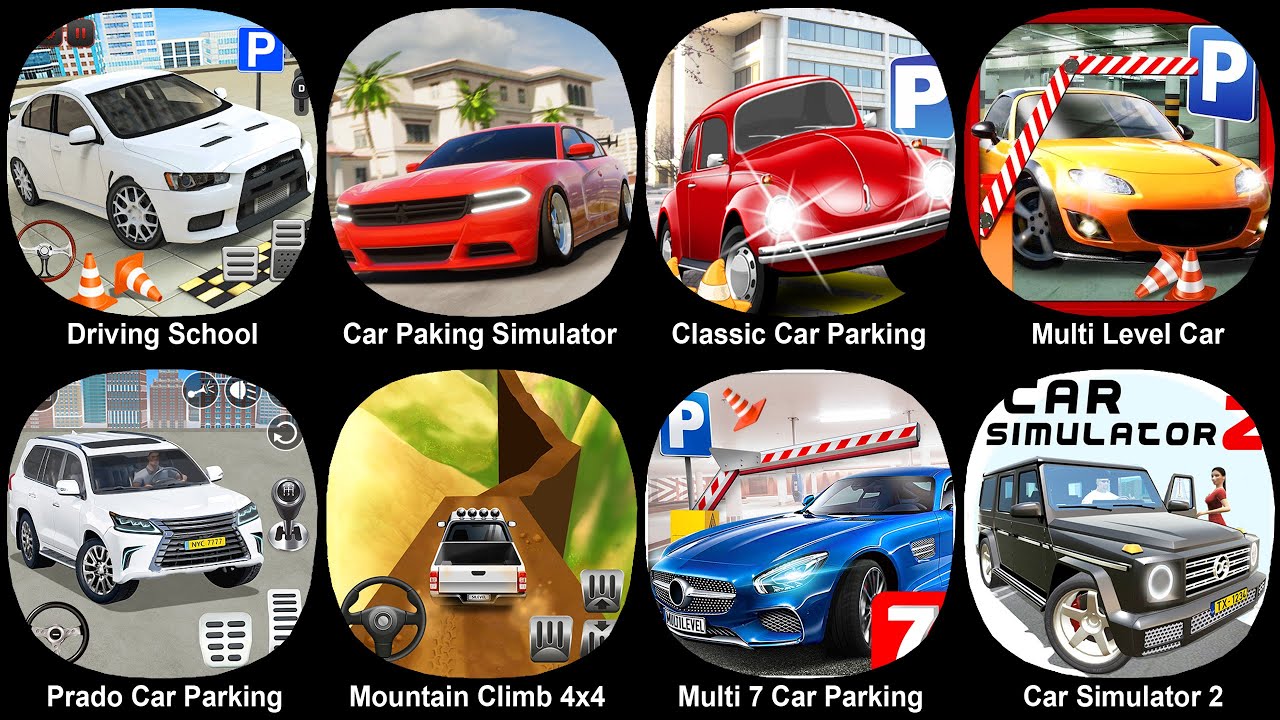 Driving School Simulator, Car Parking Simulator, Classic Car Parking