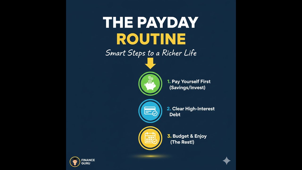 Повседневная рутина в день зарплаты