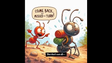 No map, no phone—ants still never get lost! 🐜🧭 #TinyGPS"