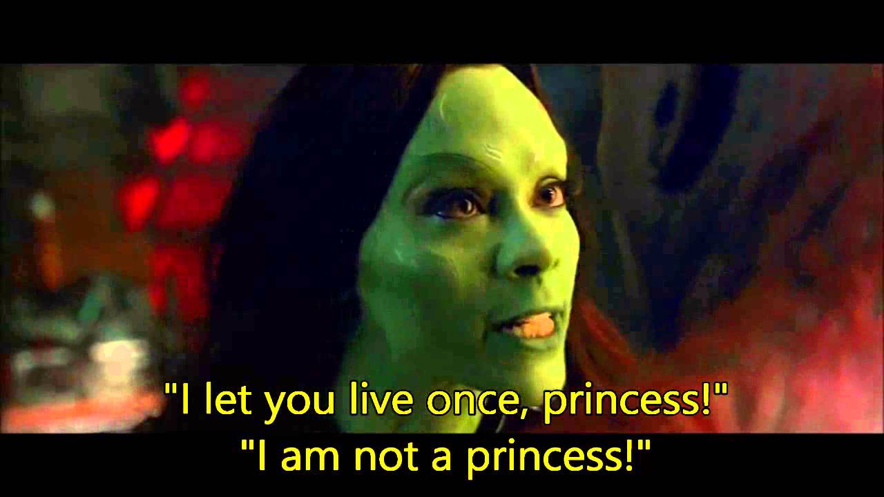 Guardians of the Galaxy - I let you live once, princess