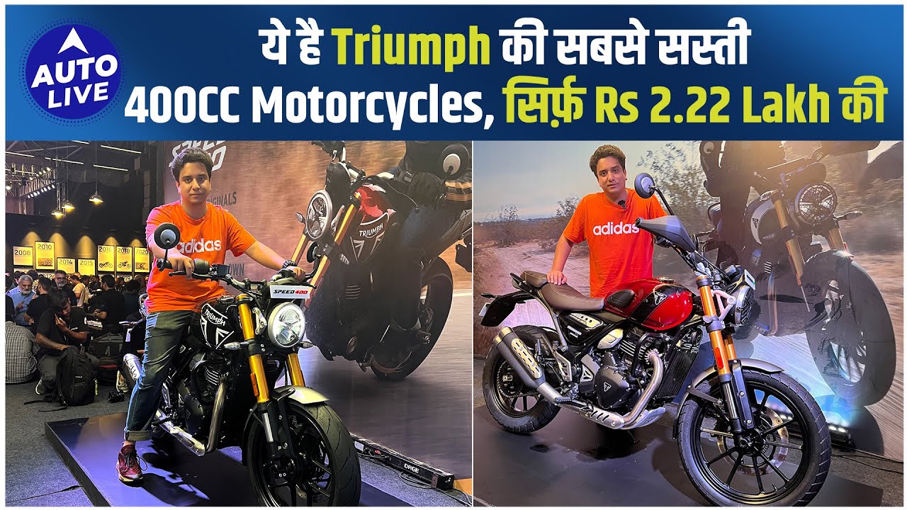 All-new Triumph Twins Finally Launched in India ! | Auto Live - YouTube