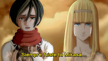 ¿Qué le ocurre a Mikasa al final?