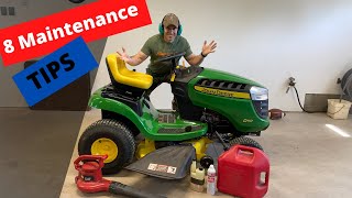 8 tips to maintain your lawn mower (John Deere)