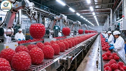 Inside the Modern Raspberry Factory: From Field to Dessert (The Whole Process)