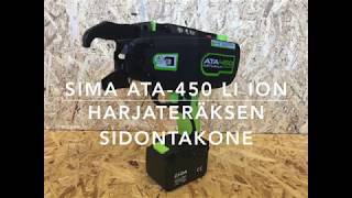 Harjateräksen Sidontakone - Sima Ata-450 Li Ion
