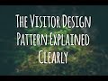 Understanding the visitor design pattern