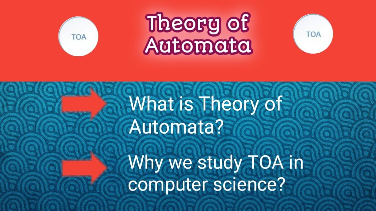 Lec-1:What is theory of Automata,why we study TOA  in computer science in urdu