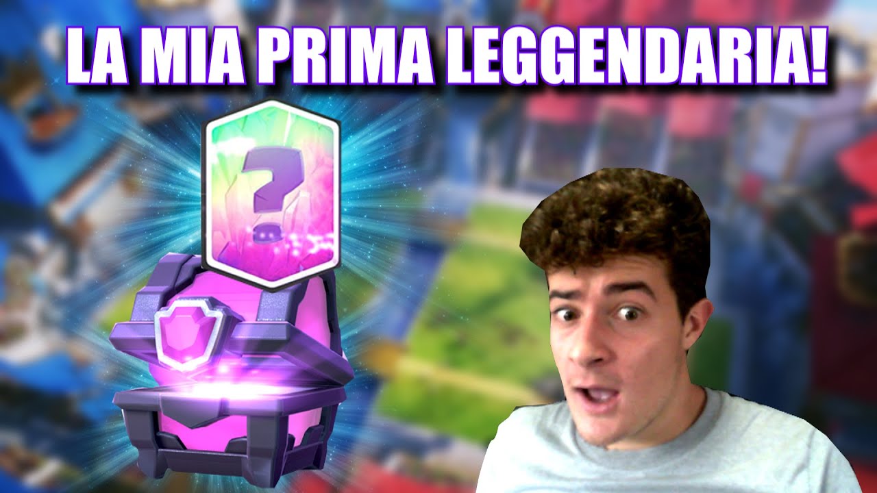 LA MIA PRIMA LEGGENDARIA!! - APERTURA BAULE MAGICO! - CLASH ROYALE ITA ...
