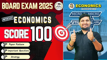 12th Economics  Study Plan & Important Questions for Bord Exam 2025 || Maharashtra Board || AKCA