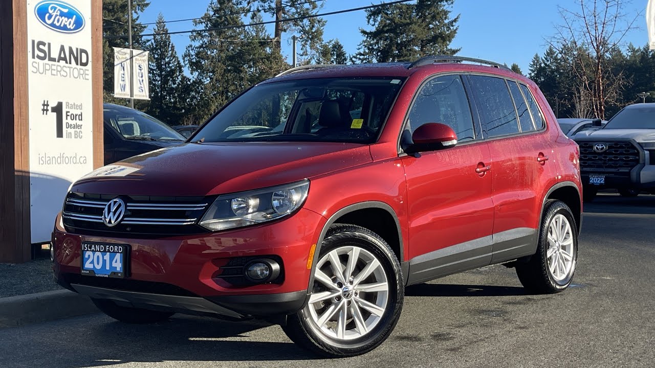 2014 Volkswagen Tiguan + Moonroof, Reverse Camera, AWD Review Island Ford YouTube