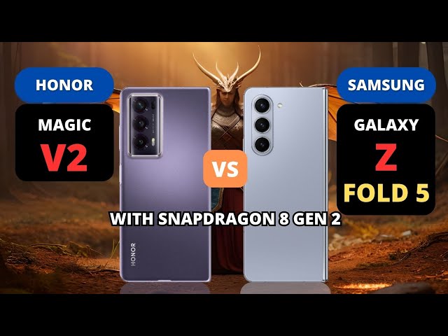 Honor Magic V2 vs Samsung Galaxy Z Fold5 | PHONE COMPARISON class=