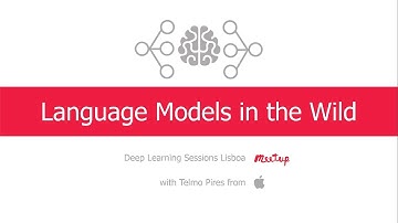 Language Models in the Wild | Deep Learning Meetup with Telmo Pires from Apple