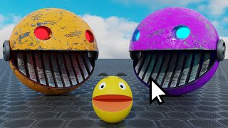 Pacman and Animator VS Robot Pacmans ?️