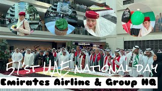 EMIRATES GROUP CELEBRATES 51st UAE NATIONAL DAY || Emirates Airline || EGHQ || Dubai