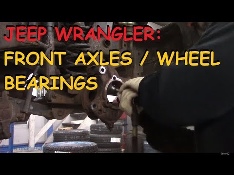 Jeep Wrangler: Installing Front Axles & Wheel Bearings