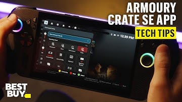 Armoury Crate SE App on the ASUS ROG Xbox Ally X – Tech Tips from Best Buy
