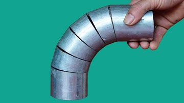 Cách bo ống tròn thành góc vuông 90 độ nhanh và đẹp !  Secret Pipe cutting tricks