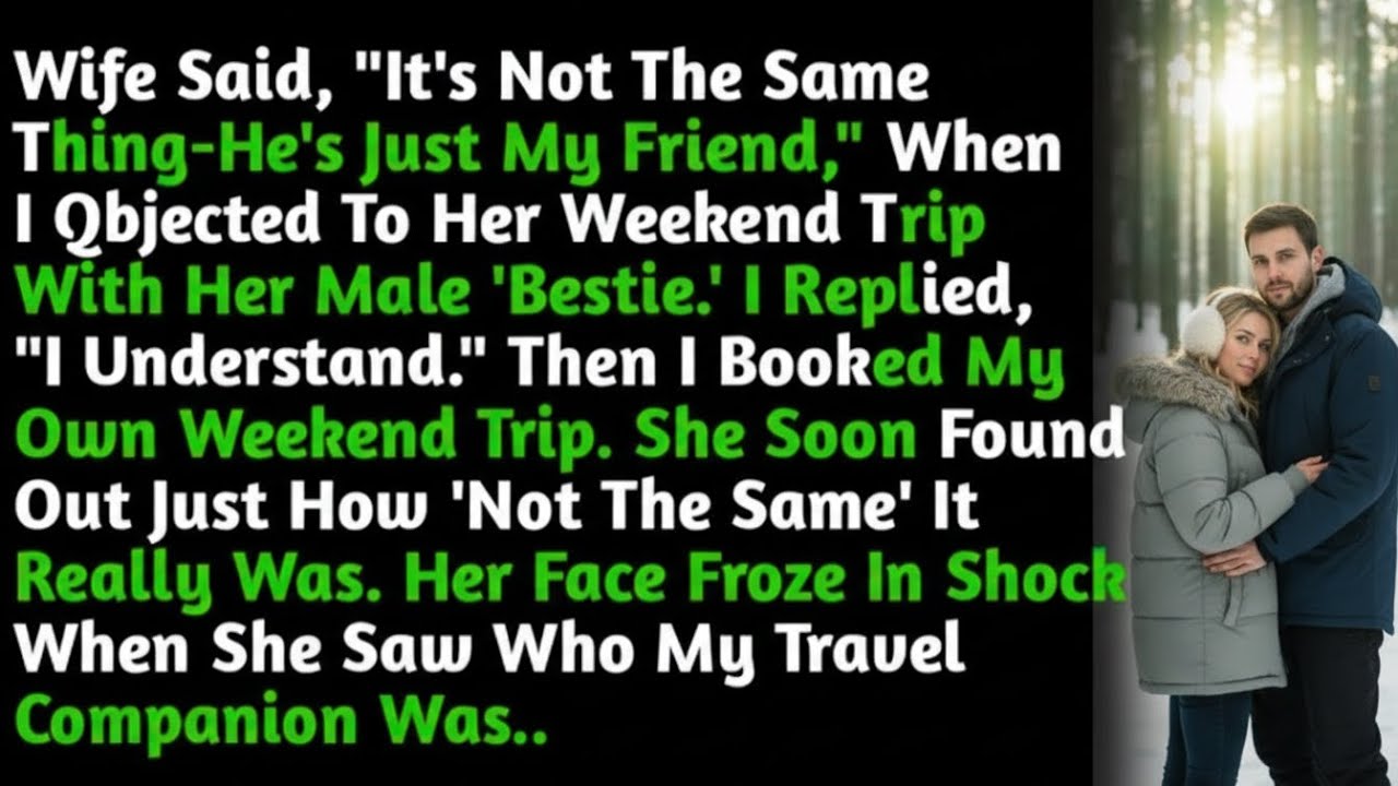 She Swore He Was Just a Friend… Then She Saw Me Leave With Another Woman