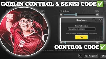 (2024) GOBLIN SENSITIVITY SETTINGS CODE / GOBLIN CONTROL SETTINGS CODE / #goblin CONTROL ZONE