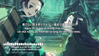 Demon Slayer- Kimetsu no Yaiba Season 2 Opening Full 『Aimer - Zankyou Sanka』