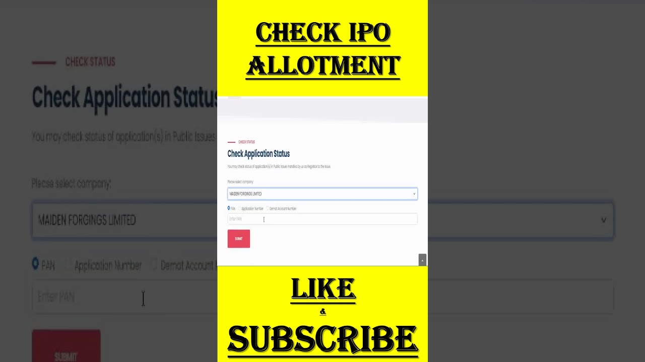 Drone IPO Allotment Status | Drone ipo Check Allotment Status 