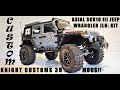 AXIAL SCX10 III Jeep Wrangler JL Rubicon CUSTOM BODY BUILT & PAINTED + 3D Printed Mods & Accessories