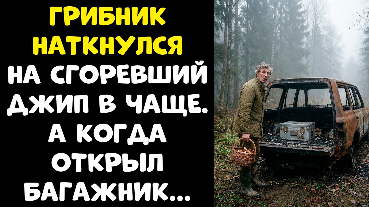 ГРИБНИК НАШЕЛ ДЖИП В ЛЕСУ, А КОГДА ОТКРЫЛ БАГАЖНИК — ПОТЕРЯЛ ДАР РЕЧИ...