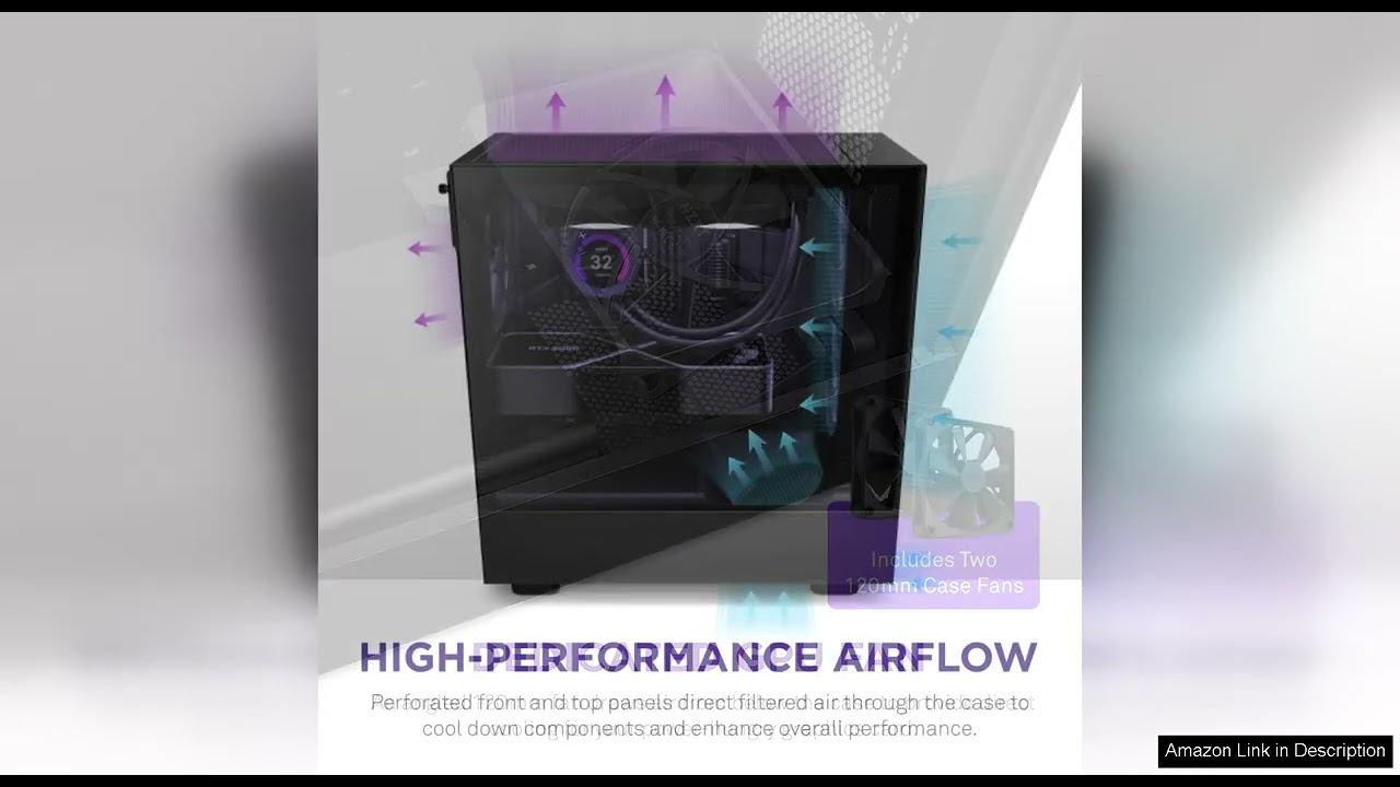 NZXT H5 Flow Compact ATX Mid-Tower PC Gaming Case – High Airflow Review