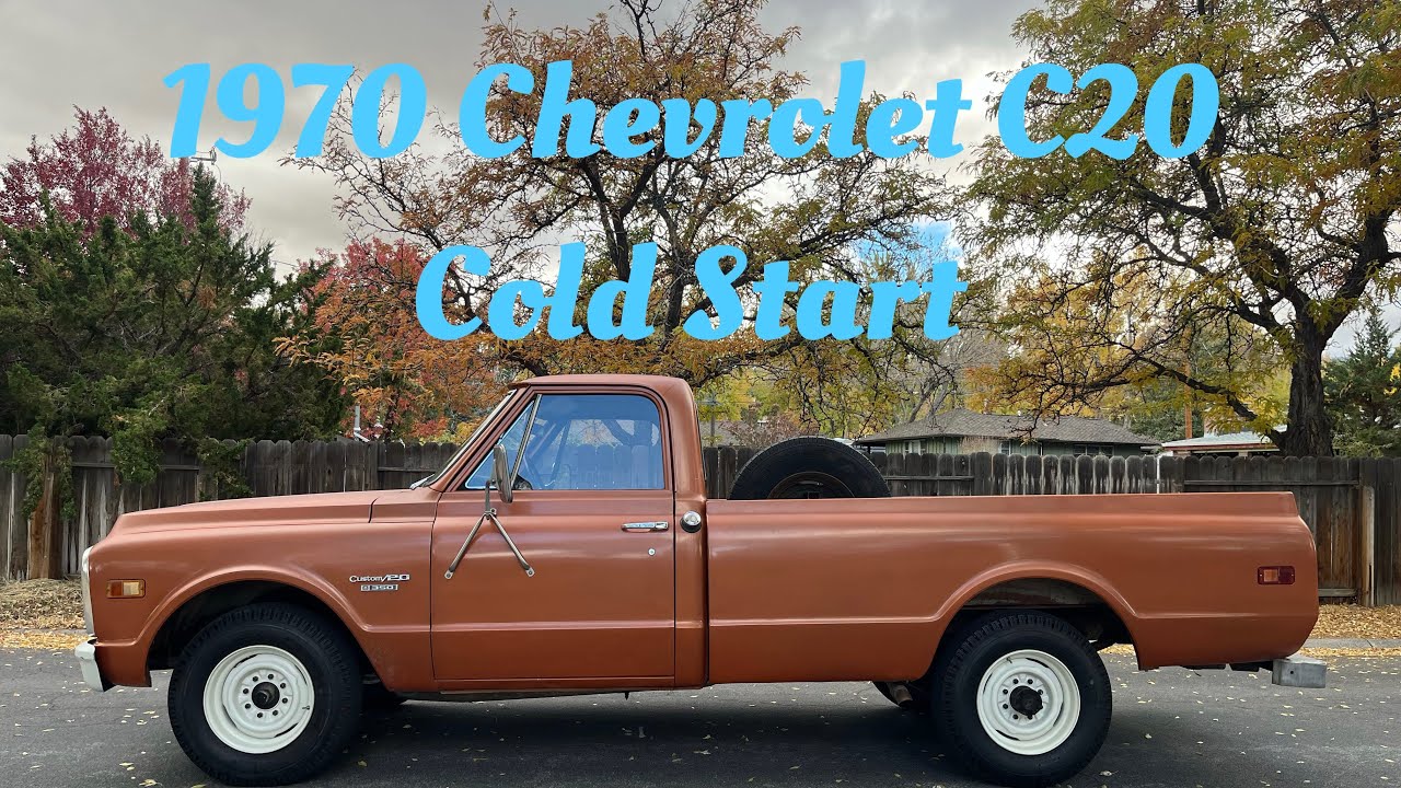 1970 C20 Cold Start - YouTube