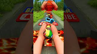 Funny Cars vs Basketball Hand Clap 😂 in BeamNG drive #shorts screenshot 4