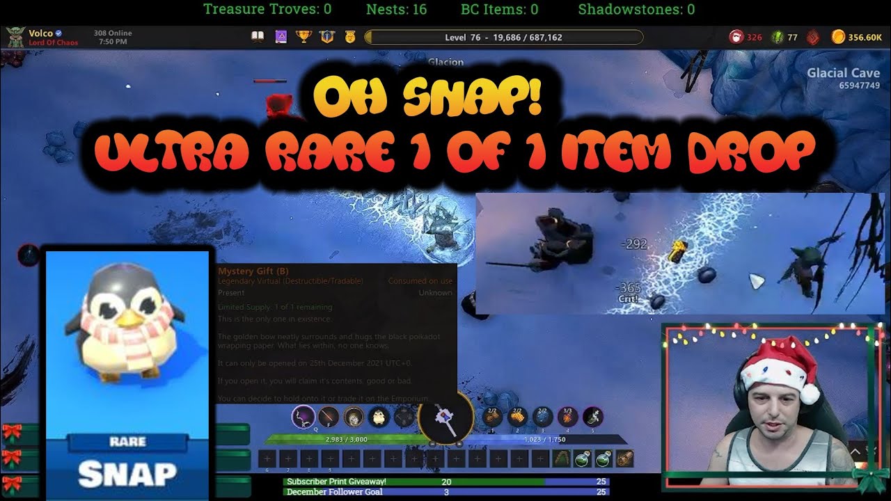 Lost Relics Christmas 2021 Unique Mystery Gift B dropped!  Title info and more!