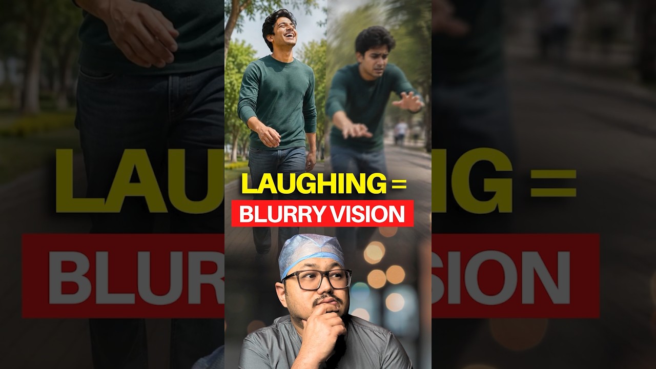 Laughing Too Hard Can Blur Vision? 👀