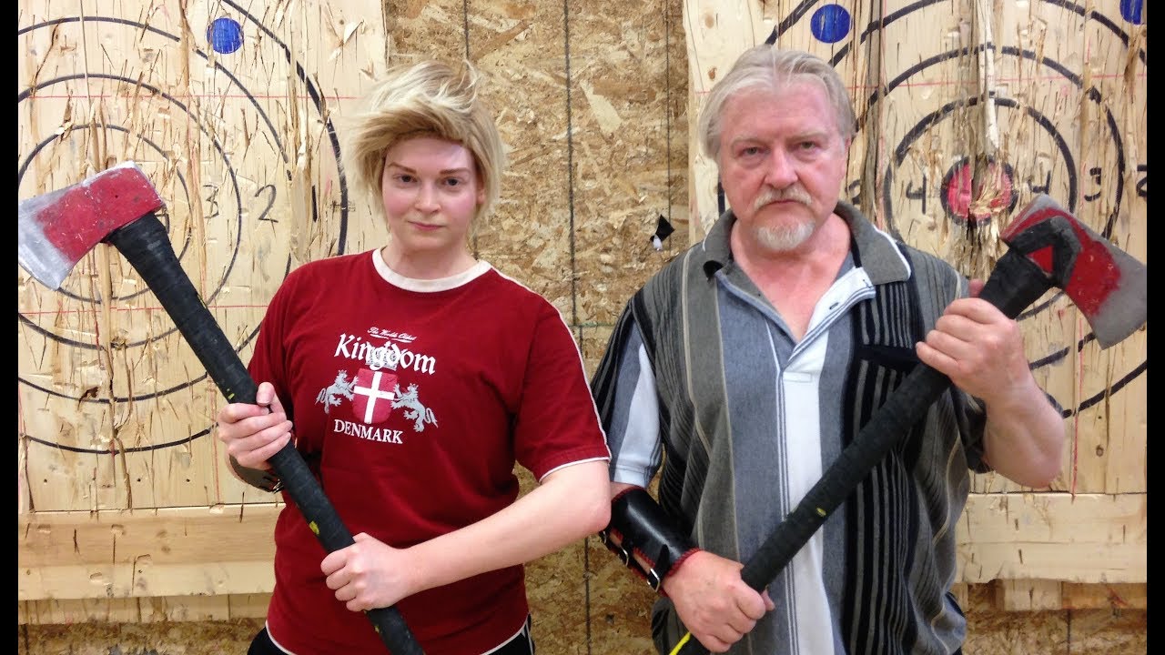 Bad Axe Throwing (Hetalia-fied) - Happy Father's Day!