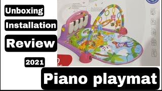 unboxing installation and review of piano playmat | ZLD