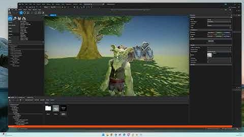 Flax Engine character animation test