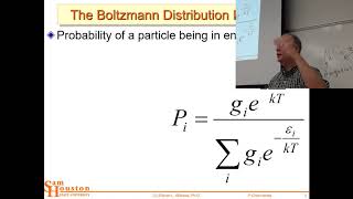 Boltzmann distribution, partition function, and internal energy L2 4449