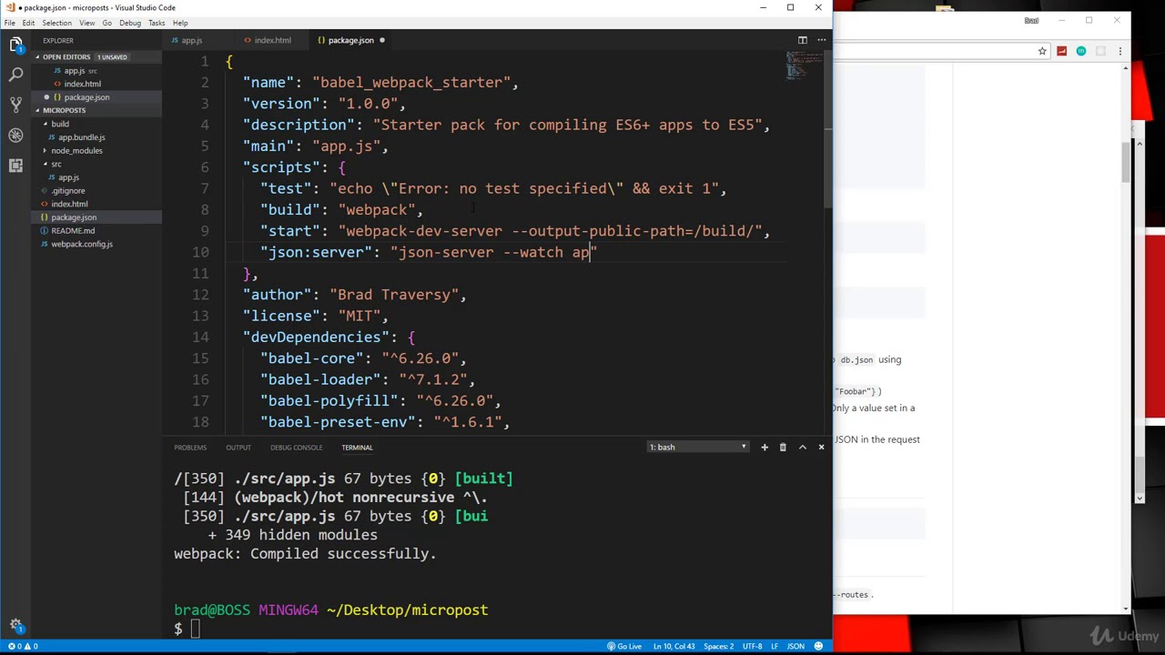 4. Create a fake REST API Using JSON Server - YouTube