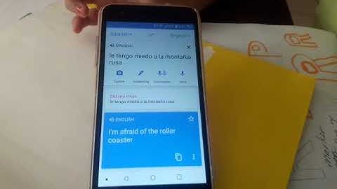 how to use Google Translate to learn Spanish and English with Amy