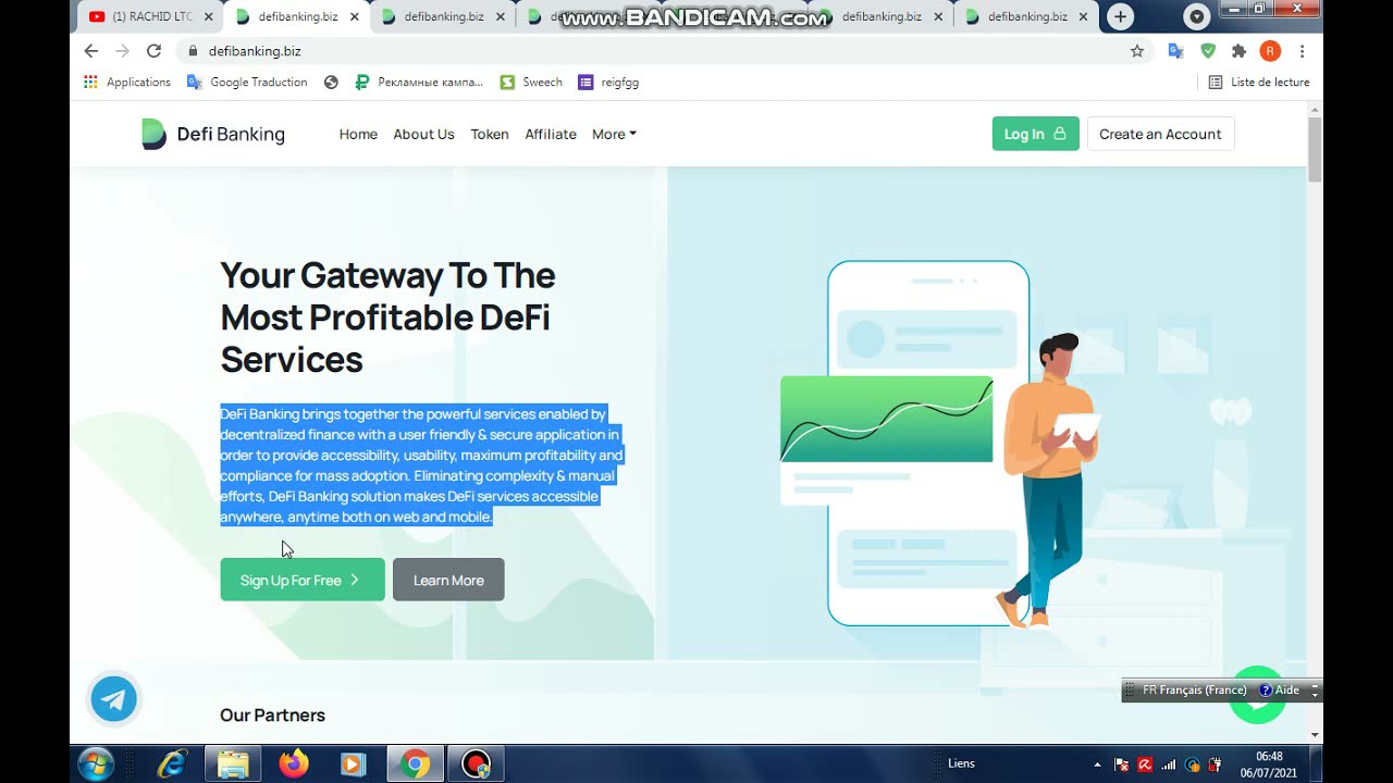 Explain the best sites to invest Defi Banking