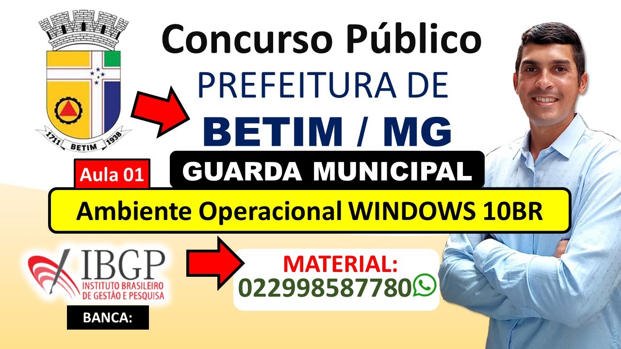 Curso GM Betim MG - Guarda Municipal - Monster Concursos