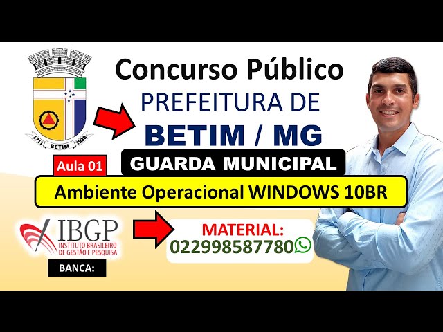 Curso GM Betim MG - Guarda Municipal - Monster Concursos