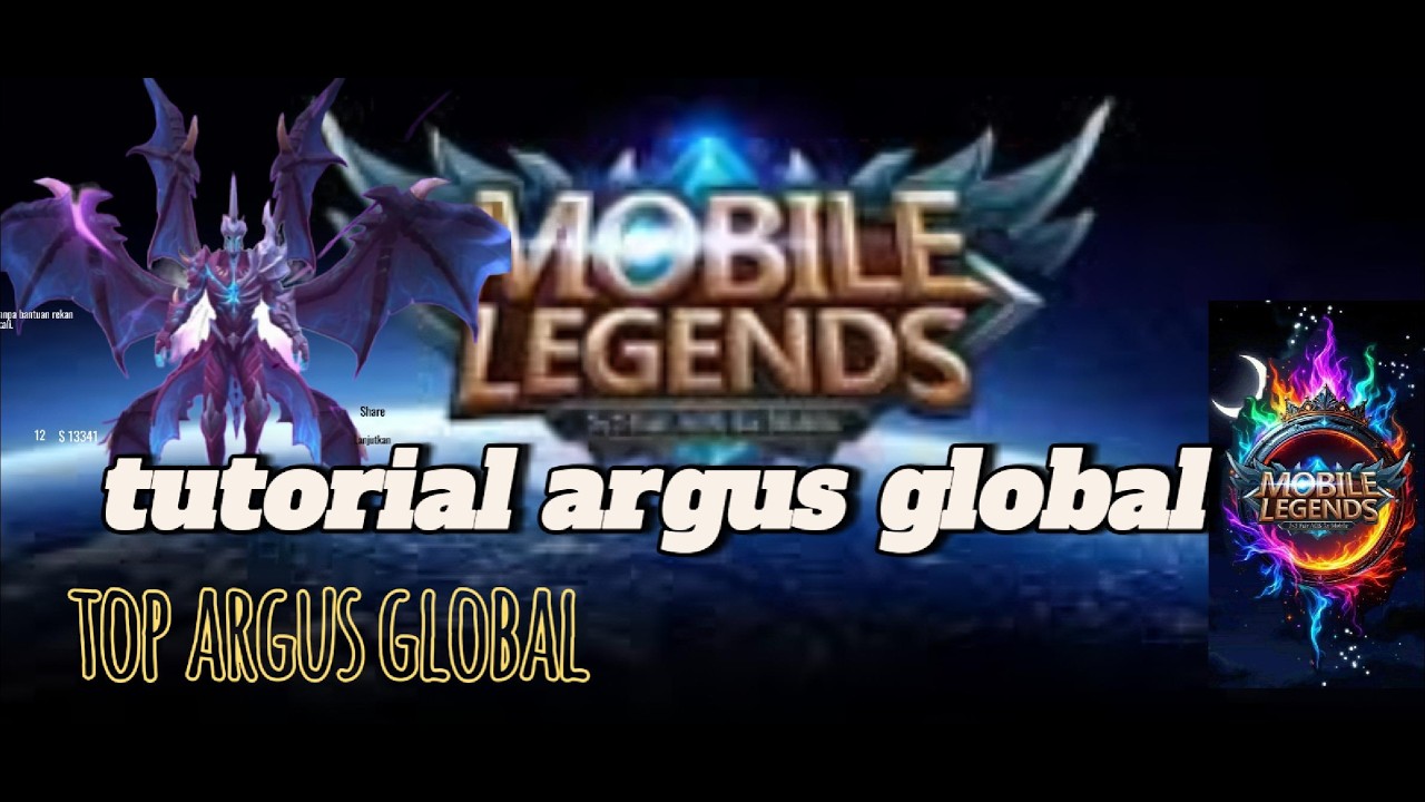 TOP 9? ARGUS....Tutorial argus winner..| Mobile legends bang bang~~