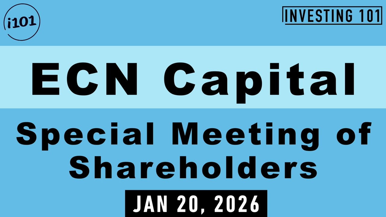 ECN CapitalSpecial Meeting of Shareholders| Jan 20, 2026